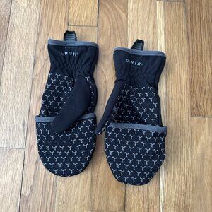 Orvis Softshell Convertible Mitts Black Size S